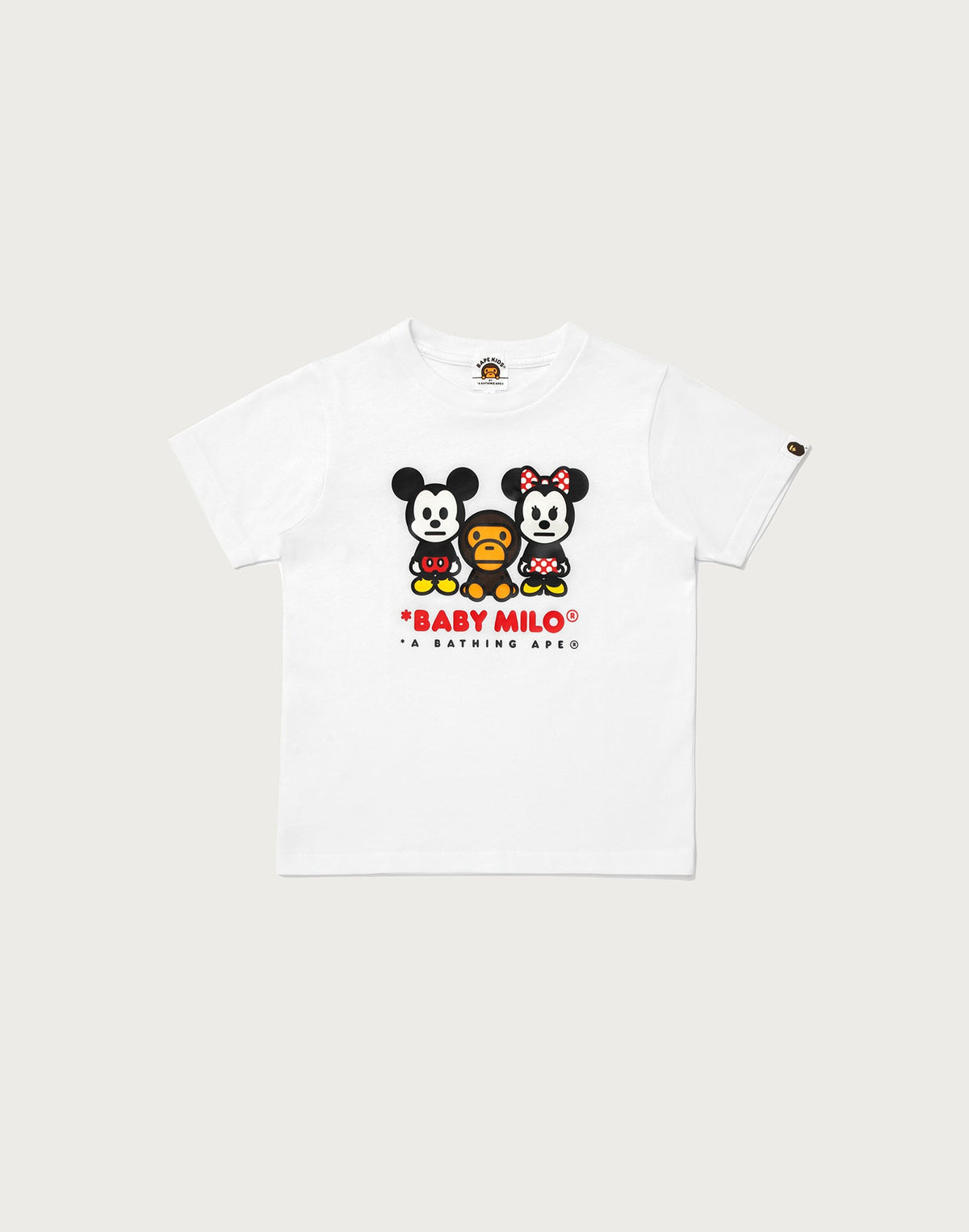BAPE X DISNEY MICKEY & MINNIE MOUSE BABY MILO TEE KIDS