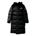 The North Face Hooded Long Puffer Coat | Black | Women's Down Winter Coat