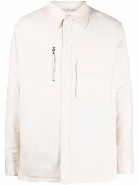 Helmut Lang multi-pocket quilted shirt jacket