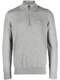 Barbour embroidered-logo high-neck jumper