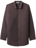 FEAR OF GOD ESSENTIALS logo-embossed zip-up shirt jacket