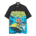 Godspeed Jet Ski Skeleton Miami Graphic Tee