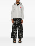 Comme Des Garçons Play mélange-effect cotton hoodie