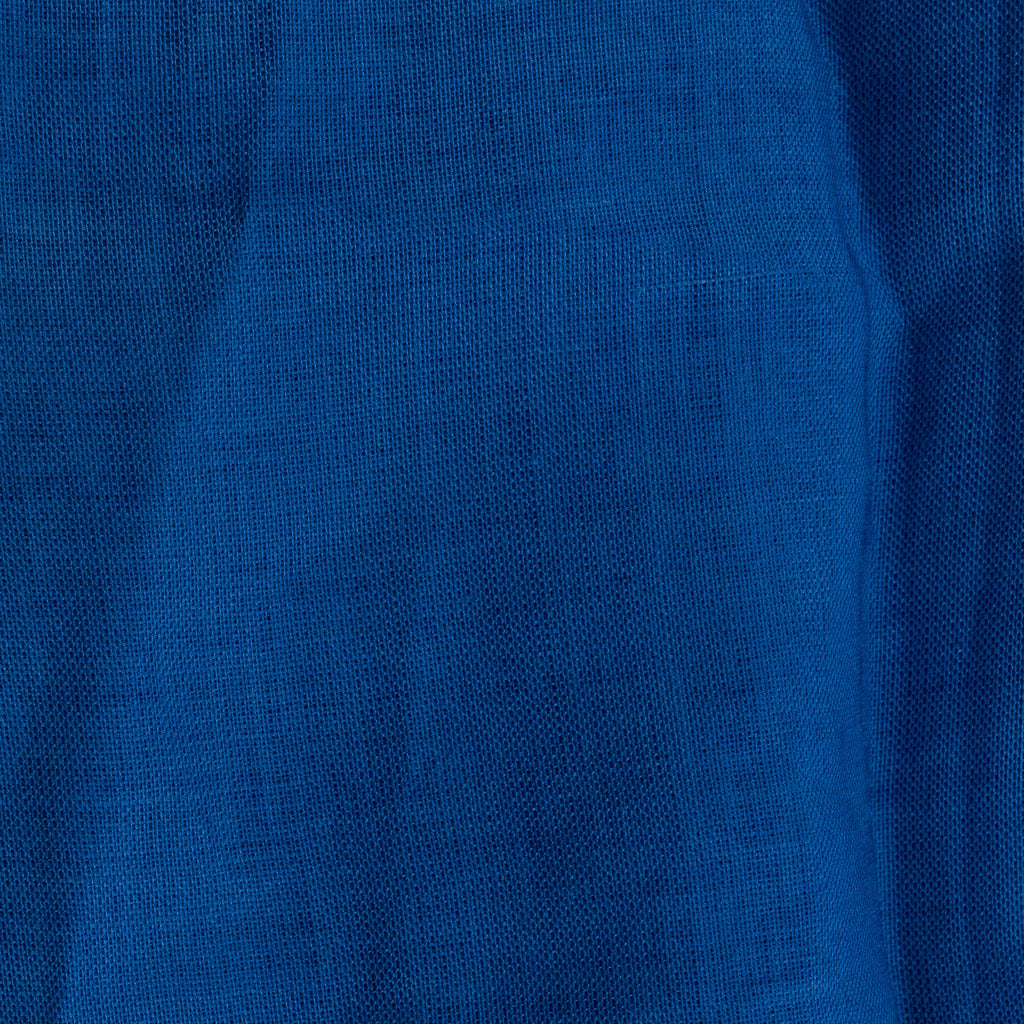 BLUE BACK TIE DRESS