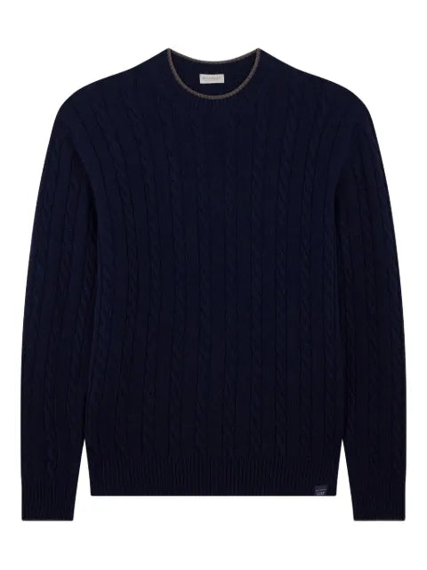 Paul & Shark cable-knit turtleneck sweater