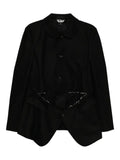 Black Comme Des Garçons cut-out blazer