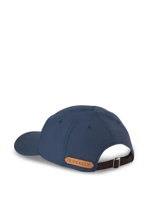 JW Anderson Waxed baseball cap in dark blue