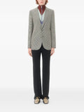 Valentino Garavani single-breasted wool jacket with houndstooth pattern