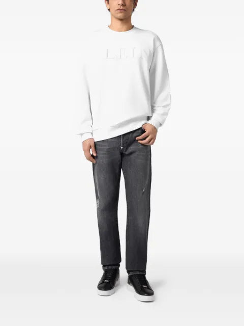 Philipp Plein logo-embroidered sweatshirt