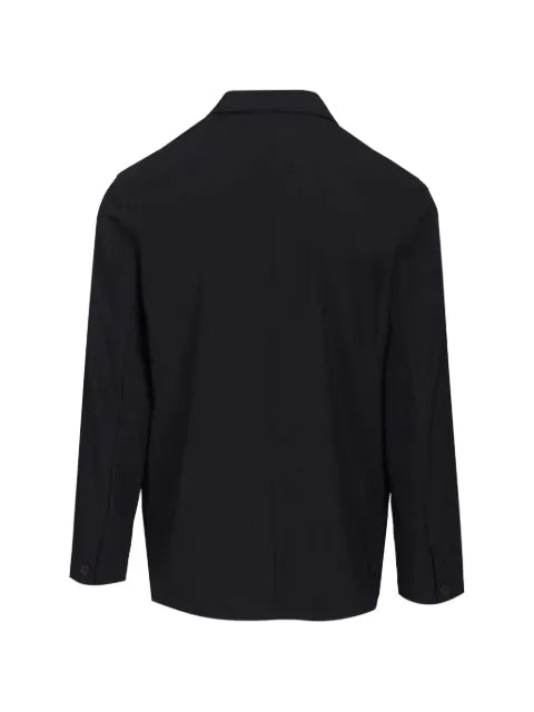 Emporio Armani travel essential light wool single-breasted blazer
