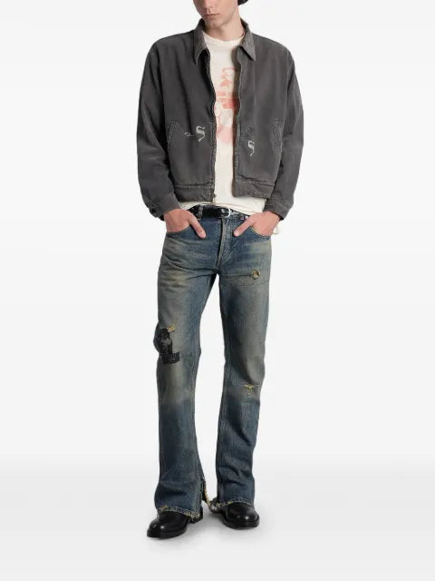 Enfants Riches Déprimés distressed denim jacket