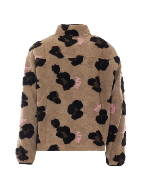 Autry leopard-print fleece jacket