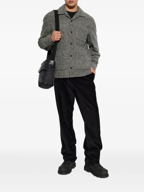 Moncler button-up pocket-detail shirt jacket