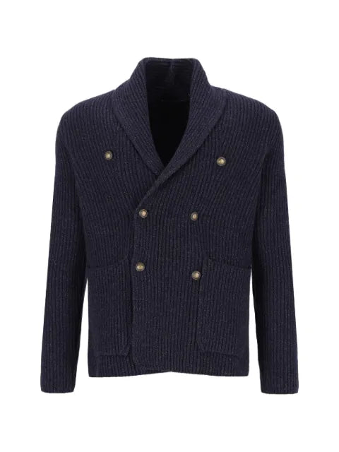 Al Duca D’Aosta 1902 double-breasted shawl-collar cardigan