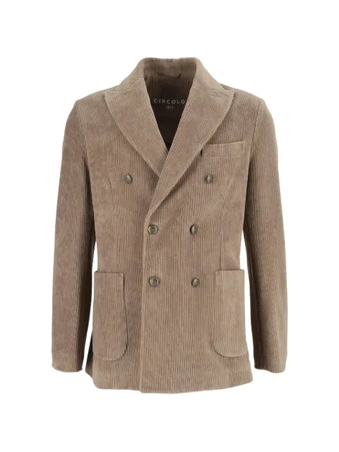 Circolo 1901 double-breasted corduroy blazer