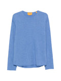 Guest In Residence curved-hem sweater