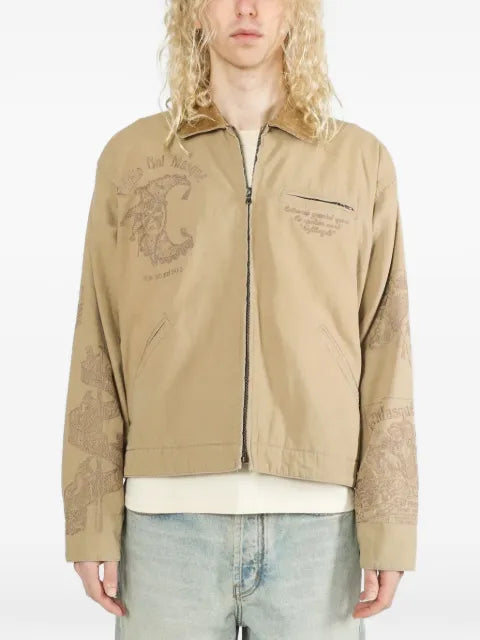 Samuel Zelig Ballroom corduroy-collar jacket