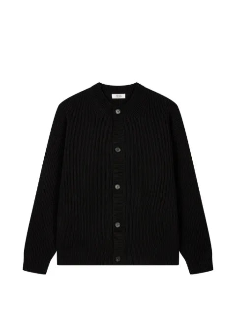 TOMBOY ribbed-knit round-neck cardigan