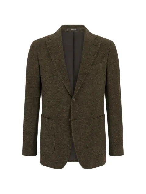 Boggi Milano structured blazer in cotton blend