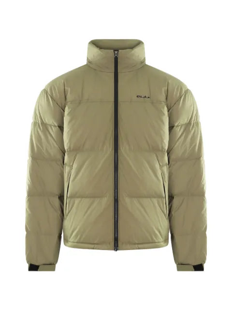 OLAF logo-print puffer jacket