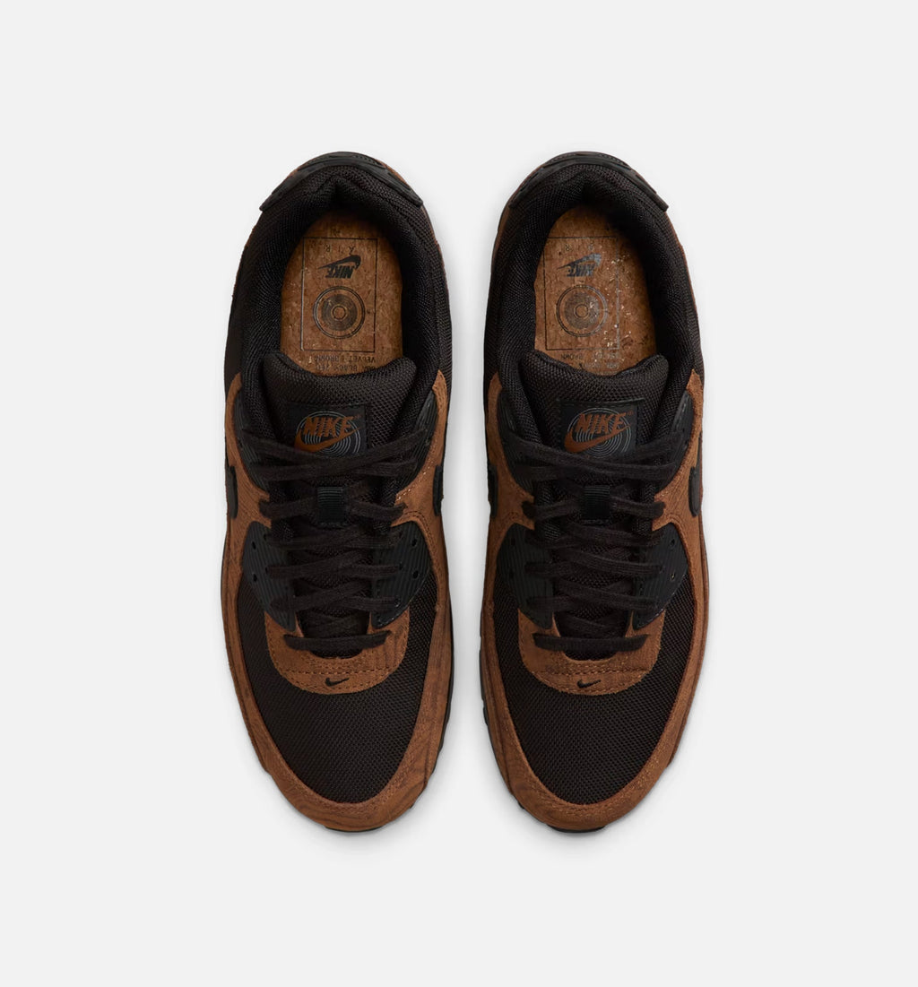 Nike Air Max 90 Premium Men's Lifestyle Shoes – Light British Tan/Velvet Brown/Black