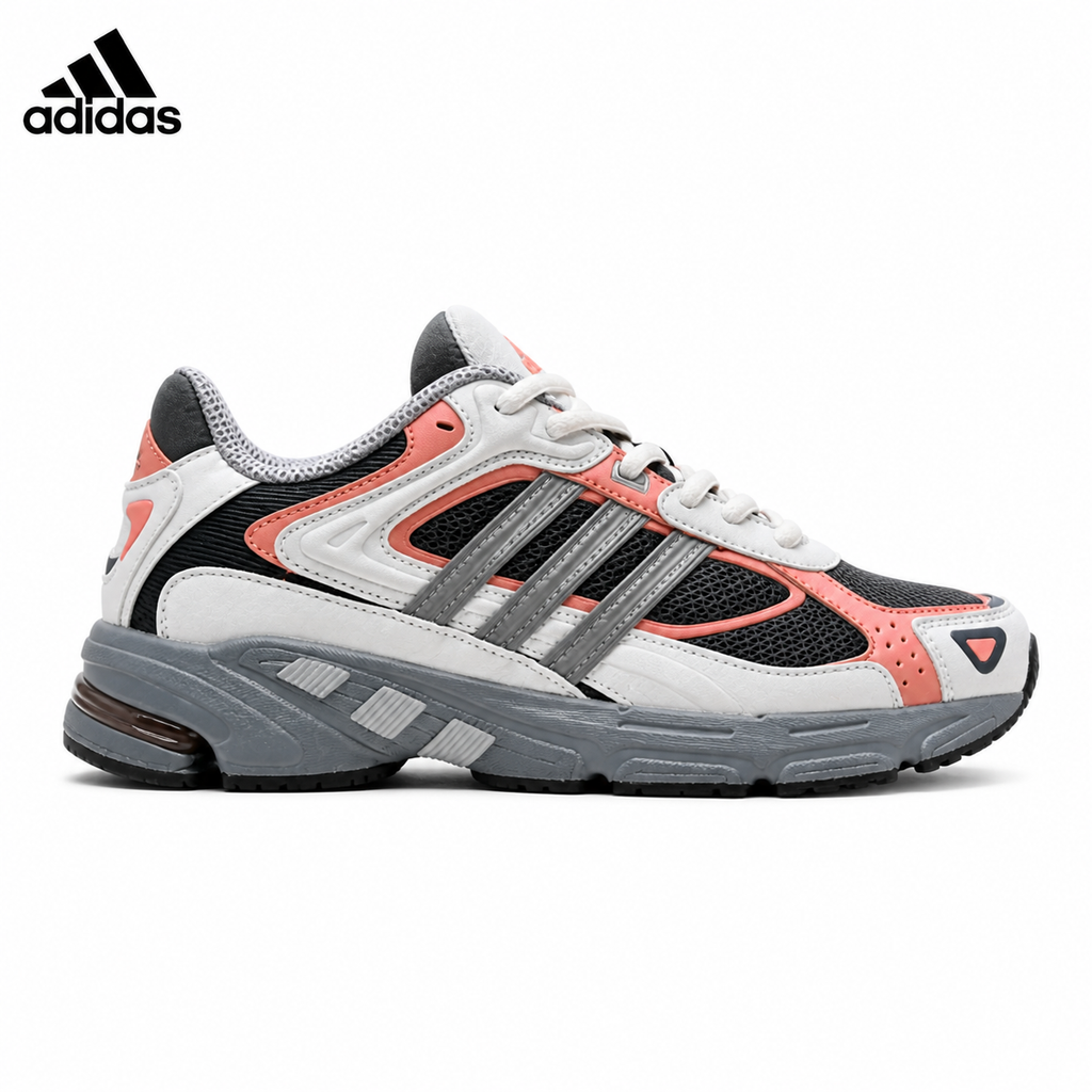 Adidas Unisex Running Shoes #9 - Grey/Coral
