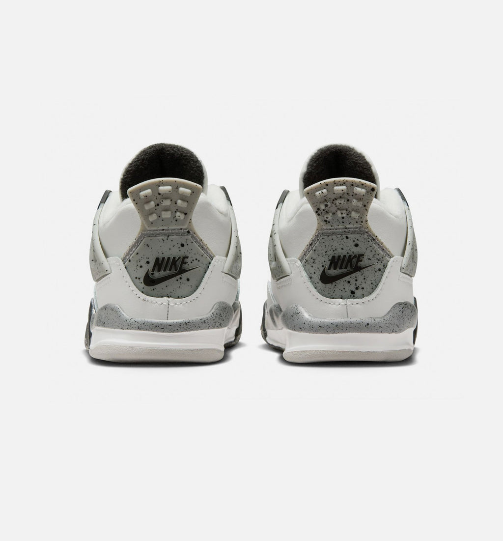 Air Jordan 4 Retro “White Cement” Baby and Toddler Lifestyle Shoes