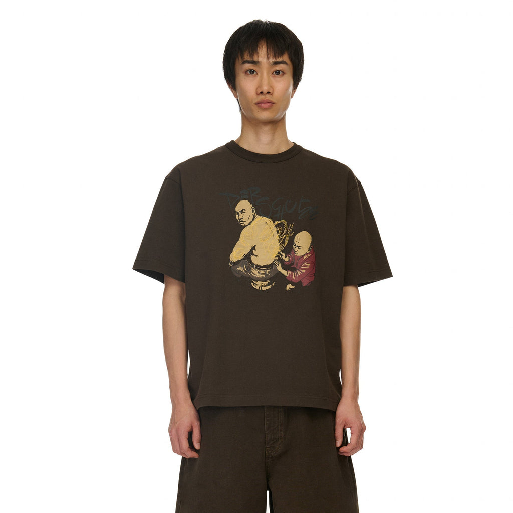 "yakuza" T Shirt dark brown