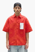 P035 Bandana Print Short Sleeve Shirt