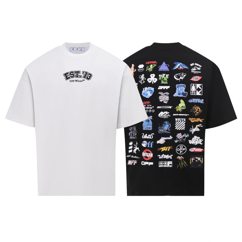Off-White Arrow Graphic Crew Neck T-Shirt Unisex