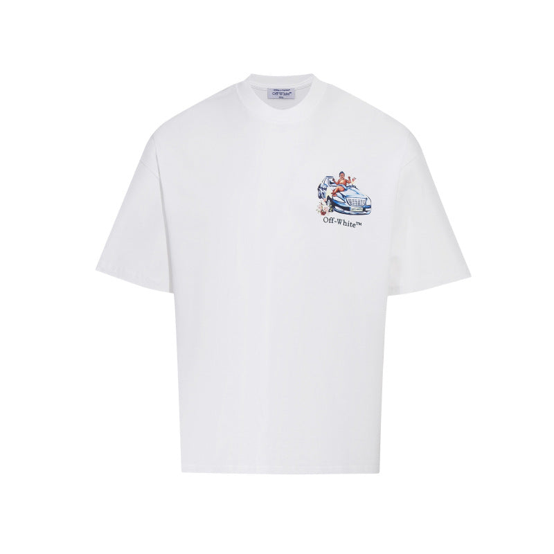 Off-White Arrow Graphic Crew Neck T-Shirt Unisex