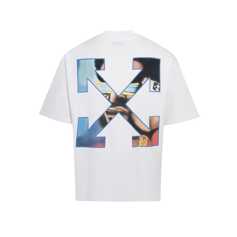 Off-White Arrow Graphic Crew Neck T-Shirt Unisex
