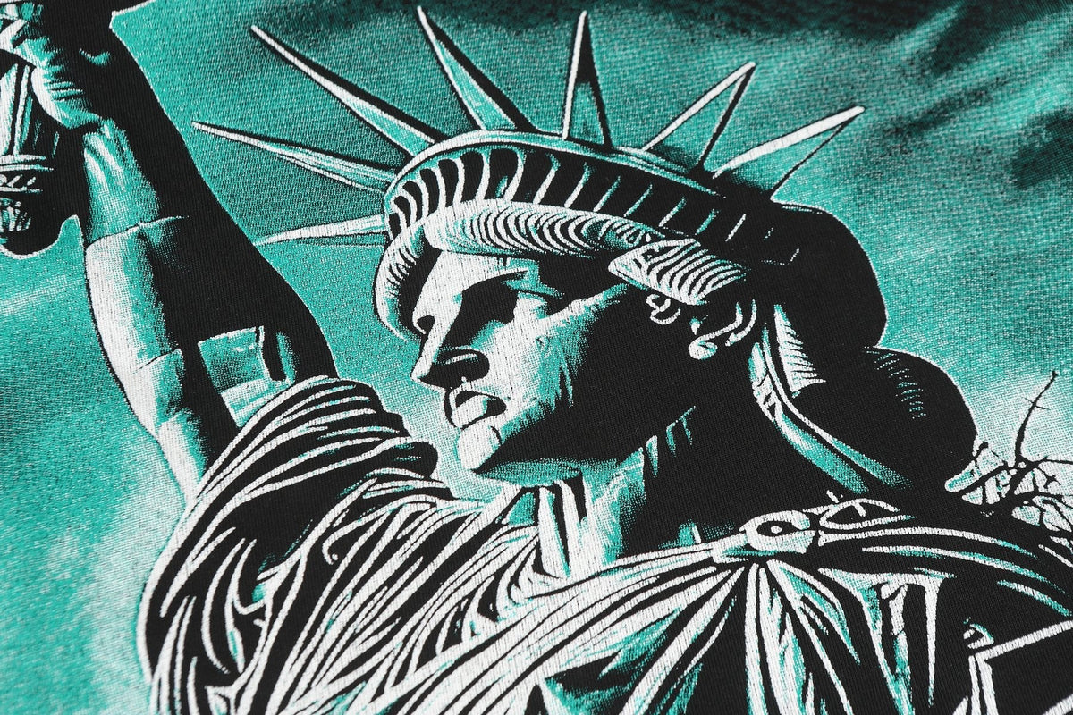 Godspeed Statue of Liberty Graphic Long-Sleeve T-Shirt