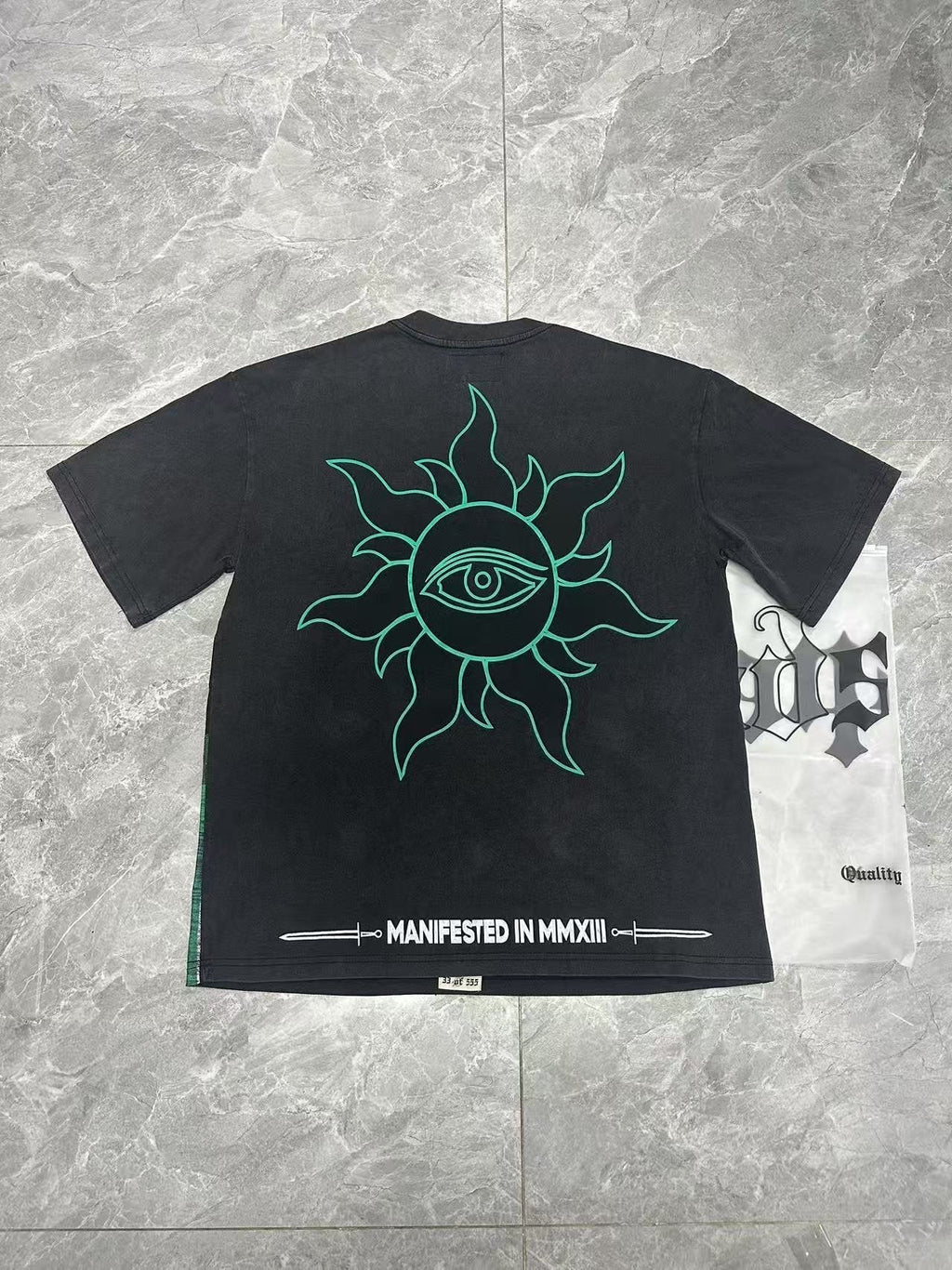 Godspeed Washed Black Rock Graphic T-Shirt