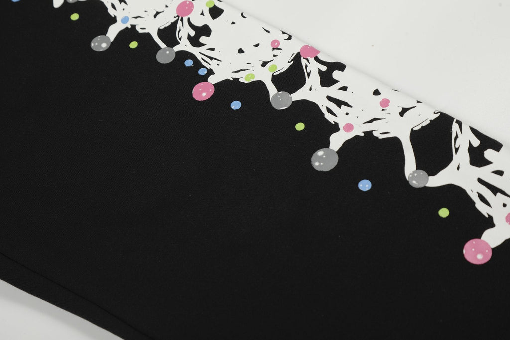 Sp5der Black Splatter Graphic Matching Set
