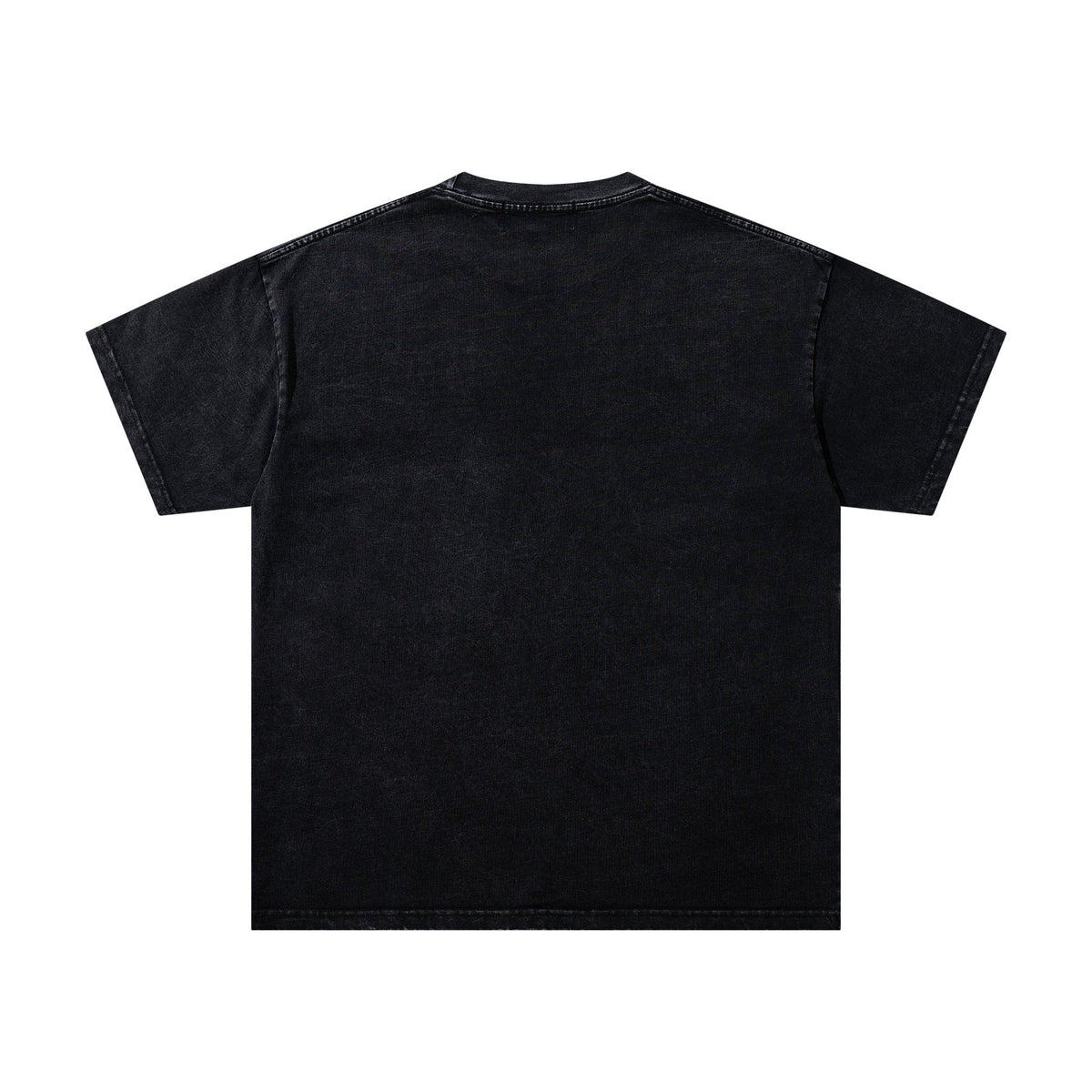MAJESTIK Washed Black Concert-Collage Graphic T-Shirt