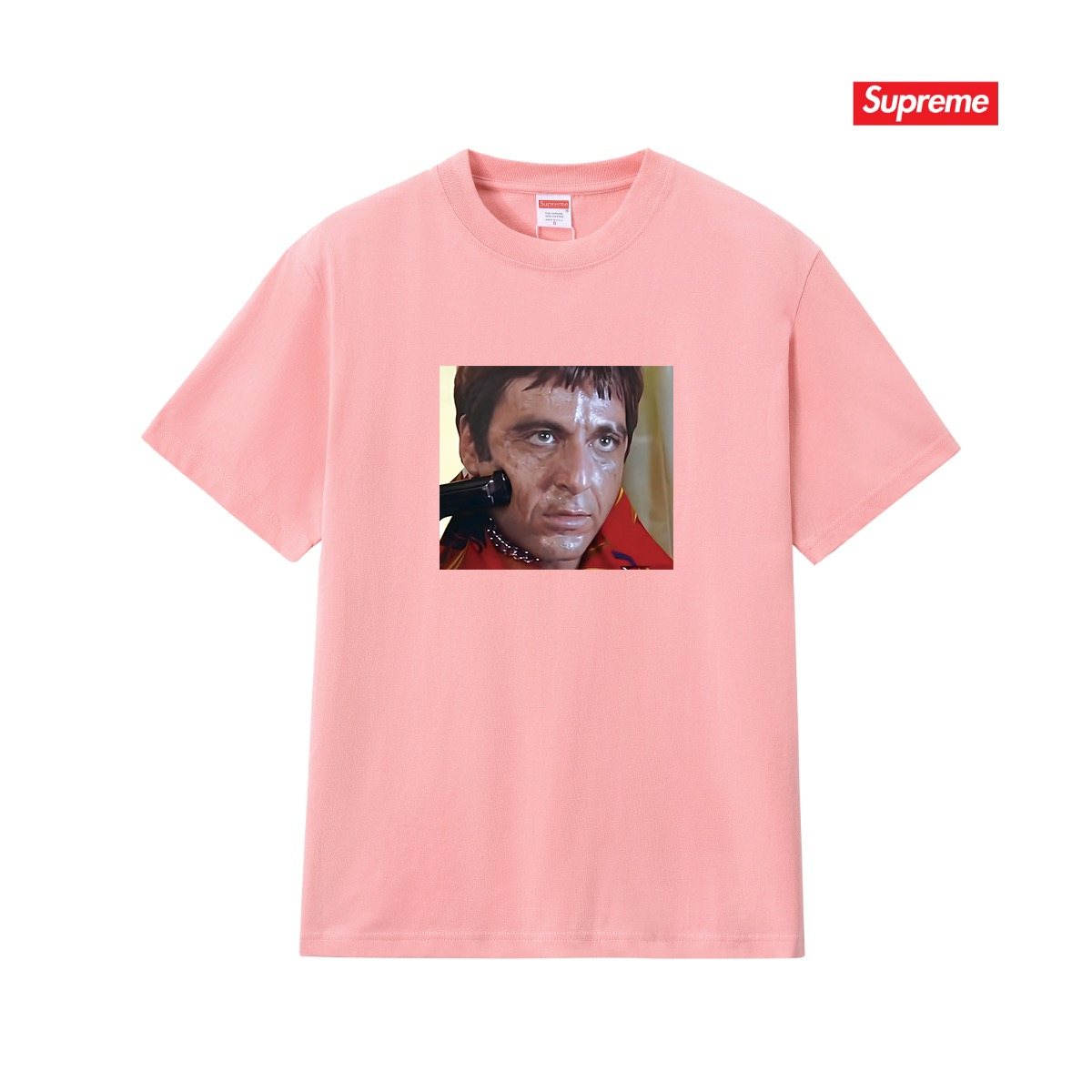 Supreme Face Graphic Short-Sleeve T-Shirt
