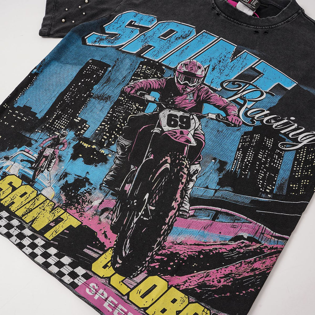 SAINT Racing Motorcycle Graphic T-Shirt
