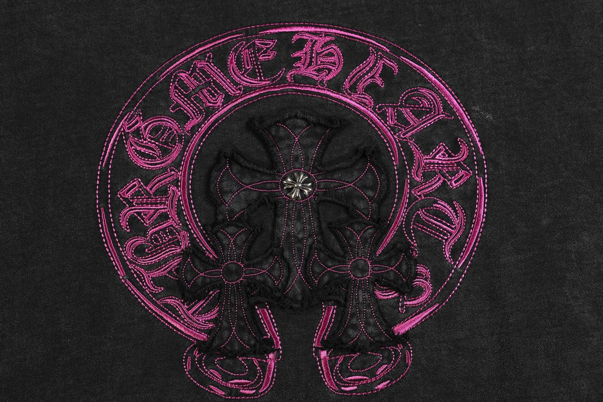 Chrome Hearts Cross Slogan Graphic Sweatshirt