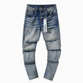 Purple Brand Paint-Splatter Distressed Jeans