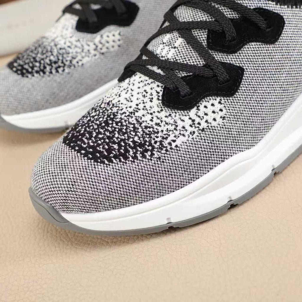 Brunello Cucinelli Knit Lace-Up Sneakers
