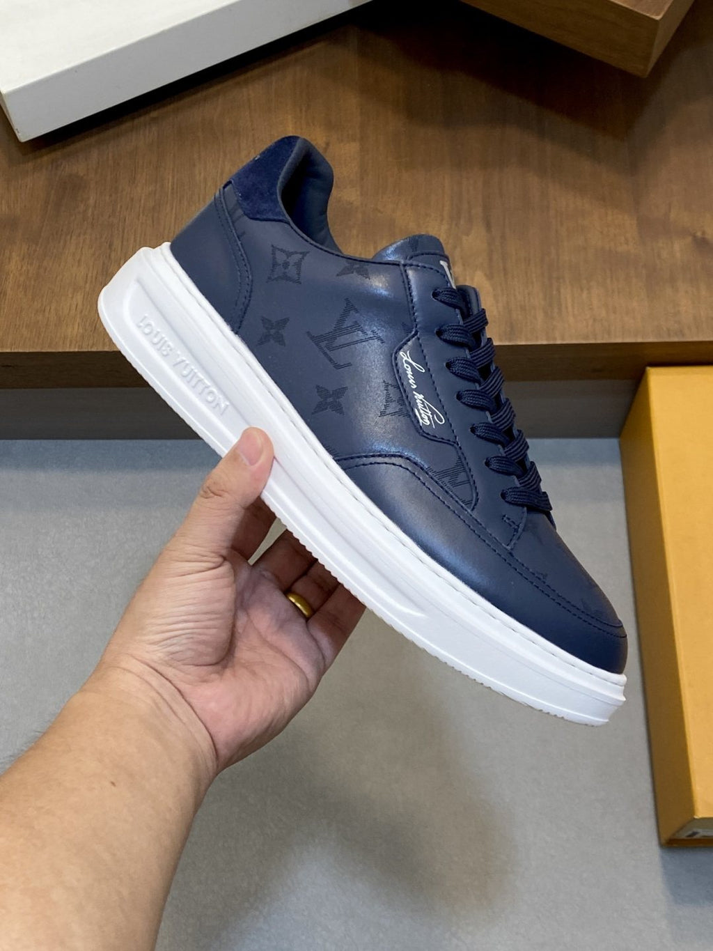 Louis Vuitton Patterned Low-Top Sneakers